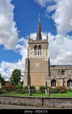 St Mary's Church, Guilden Morden, Cambridgeshire, Inghilterra, Regno Unito Foto Stock