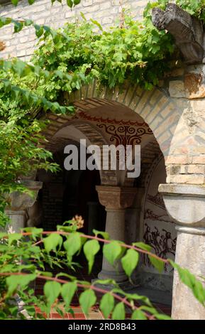 Il castello di Bory è un edificio unico in Ungheria, costruito da Jenő Bory, un architetto e scultore, come omaggio a sua moglie Ilona Foto Stock