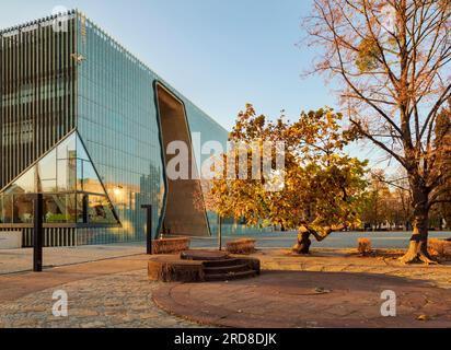 Museo POLIN di storia degli ebrei polacchi, Varsavia, Voivodato Masovia, Polonia, Europa Foto Stock