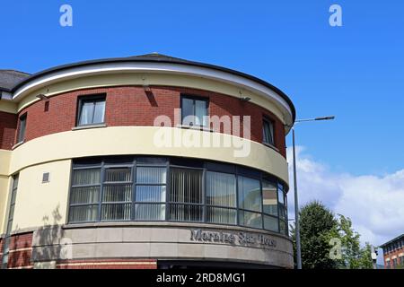 Morning Star House a Divis Street a Belfast Foto Stock