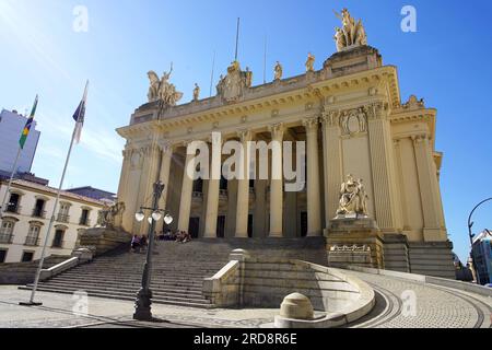 RIO DE JANEIRO, BRASILE - 22 GIUGNO 2023: Palazzo Tiradentes, Rio de Janeiro, Brasile Foto Stock