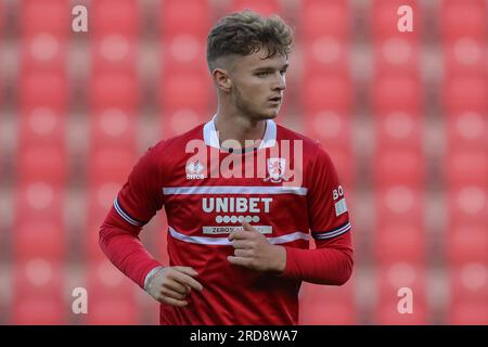 Rotherham, Regno Unito. 19 luglio 2023. Jack Scott del Middlesbrough durante la partita amichevole pre-stagionale Rotherham United vs Middlesbrough al New York Stadium, Rotherham, Regno Unito, 19 luglio 2023 (foto di James Heaton/News Images) a Rotherham, Regno Unito il 19/7/2023. (Foto di James Heaton/News Images/Sipa USA) credito: SIPA USA/Alamy Live News Foto Stock