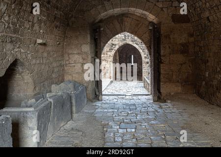 Cittadella di Tripoli (Cittadella di Raymond de Saint-Gilles), Tripoli, Libano Foto Stock