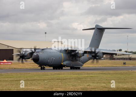 Air Force belga A400M Atlas al Royal International Air Tattoo 2023. Foto Stock