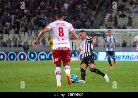 Fortaleza, Brasile. 19 luglio 2023. CE - FORTALEZA - 07/19/2023 - BRASILEIRO B 2023, CEARA X VILA NOVA-GO - Janderson giocatore di Ceara durante una partita contro il Vila Nova-GO allo stadio Arena Castelao per il campionato brasiliano B 2023. Foto: Lucas Emanuel/AGIF/Sipa USA credito: SIPA USA/Alamy Live News Foto Stock