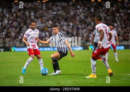 Fortaleza, Brasile. 19 luglio 2023. CE - FORTALEZA - 07/19/2023 - BRASILEIRO B 2023, CEARA X VILA NOVA-GO - Guilherme Bissoli giocatore del Ceara durante una partita contro il Vila Nova-GO allo stadio Arena Castelao per il campionato brasiliano B 2023. Foto: Lucas Emanuel/AGIF/Sipa USA credito: SIPA USA/Alamy Live News Foto Stock