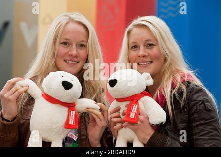 Janin und Maren Hammerschmidt Biathlon Foto Stock