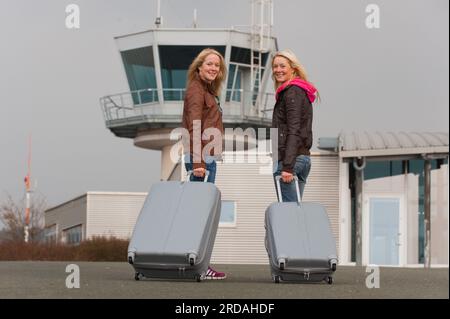Janin und Maren Hammerschmidt Biathlon Foto Stock