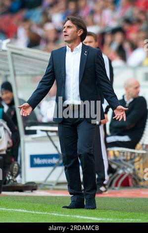 Bruno Labbadia Trainer VFB Stoccarda Fußball Bundesliga VFB Stoccarda - fortuna Düsseldorf 0:0, 15.9.2012 a Stoccarda Foto Stock