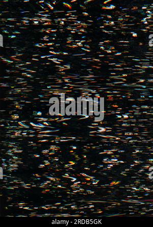 Luce parassita, rumore, distorsione del glitch astratta Foto Stock