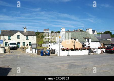 Villaggio di Aberdaron, penisola di Llyn, Gwynedd Foto Stock