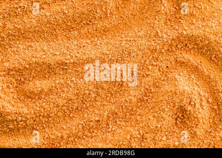 Tradizionale zuppa di Tarhana anatolica e balcanica fatta fermentando ed essiccando pepe rosso, cipolla e pomodoro Foto Stock