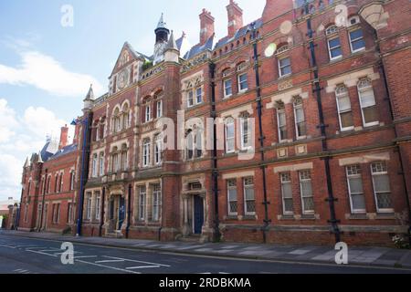 Stazione di polizia di Blyth, classica architettura vittoriana, Northumberland Foto Stock