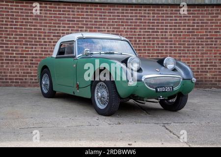 1959 Frogeye Sprite, classica auto sportiva britannica Foto Stock