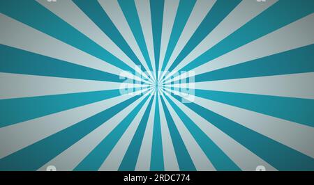 Sunburst o Sunburst retro sfondo. Sfondo retrò Illustrazione Vettoriale