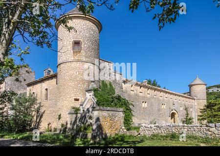 Geografia / viaggi, Francia, Provenza, Lioux, Chateau de Javon a Lioux, Vaucluse, Provenza, ULTERIORI-DIRITTI-AUTORIZZAZIONE-INFO-NON-DISPONIBILE Foto Stock