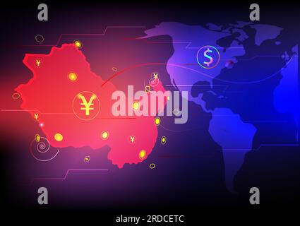 Sfondi astratti mappa di viaggio mondiale sistema di connessione di rete commerciale sfondo sfondo illustrazione vettoriale Illustrazione Vettoriale