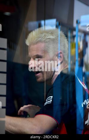 Budapest, Ungarn. 20 luglio 2023. 07/20/2023, Hungaroring, Budapest, Gran Premio di Formula 1 d'Ungheria 2023, nella foto un biondo Nico Hulckenberg (GER), Haas F1 Team crediti: dpa/Alamy Live News Foto Stock