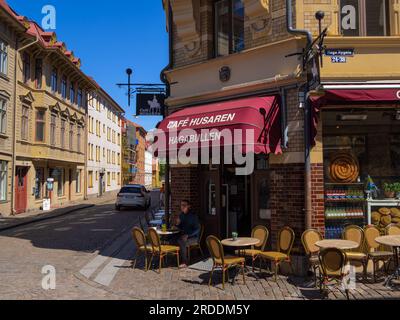 Gothenburg, Svezia - 30 maggio 2023: Famoso bar ristorante Cafe Husaren a Gothenburg Foto Stock