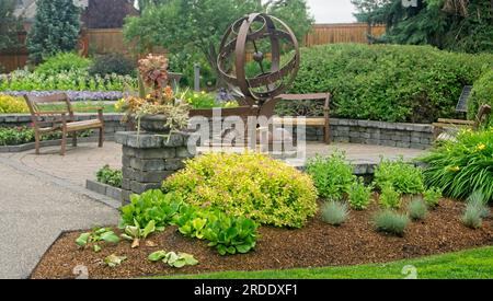 Dorothy Harvie Gardens Calgary Zoo Alberta Foto Stock