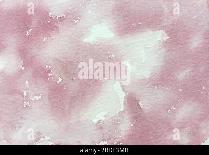 Sfondo acquerello astratto. Acquerello su carta. Dipinto a mano. Foto Stock