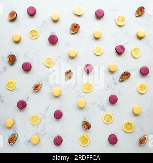 Macaron e tartarughe Foto Stock