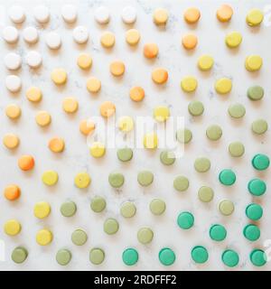 Macaron e tartarughe Foto Stock