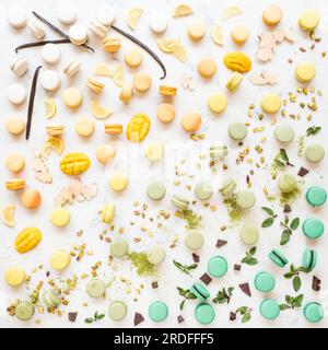 Macaron e tartarughe Foto Stock
