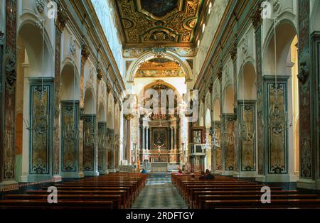 Interno, Cattedrale, Amalfi, Campania, Italia, Cattedrale Foto Stock