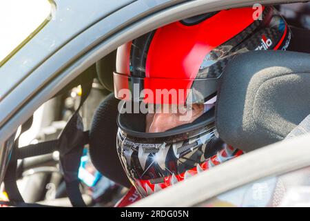 Estoril, Portogallo. 15 luglio 2023. Fons Scheltma pilota della Ferrari 488 EVO #177 all'Estoril Cicuit durante il Ferrari Challenge 2023 (Jose Salgueiro/SPP) credito: SPP Sport Press Photo. /Alamy Live News Foto Stock