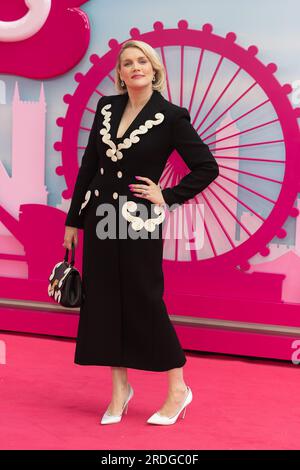 Londra, Regno Unito. 12 luglio 2023. Emerald Fennell partecipa alla "Barbie" European Premiere al Cineworld, Leicester Square a Londra, in Inghilterra. Crediti: S.A.M./Alamy Live News Foto Stock