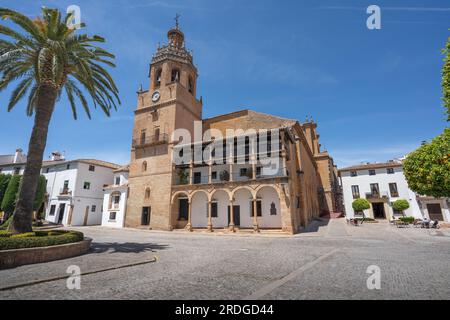 Chiesa di Santa Maria la Mayor - Ronda, Andalusia, Spagna Foto Stock