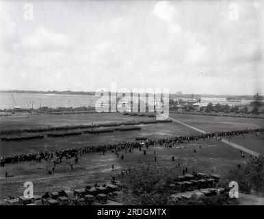 King George's Birthday Review, 3 giugno 1935 su Southsea Common. Foto Stock