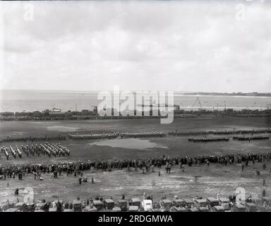 King George's Birthday Review, 3 giugno 1935 su Southsea Common. Foto Stock