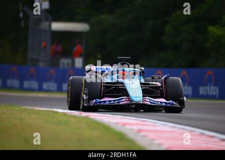 Ungheria, 21/07/2023, #31 Esteban Ocon, (fra) Alpine F1 Team durante il GP d'Ungheria, Budapest 20-23 luglio 2023 all'Hungaroring, Formula 1 World Championship 2023. Foto Stock