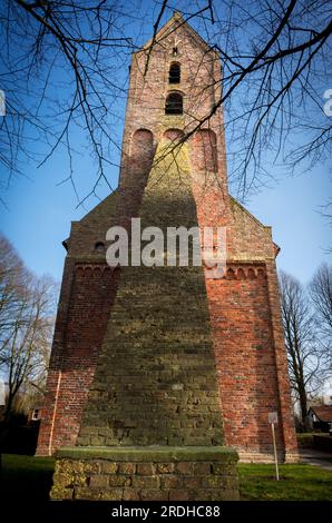 Il Sebastiaankerk a Bierum Foto Stock