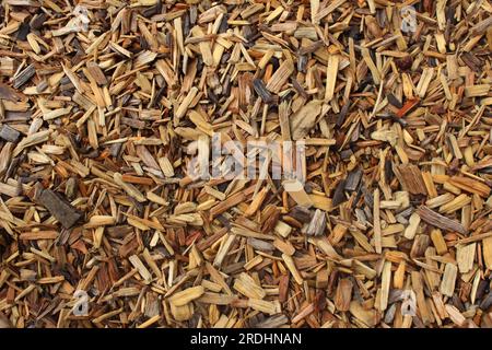 Piccolo fondo in legno, ammorbidisce il terreno per i bambini Foto Stock