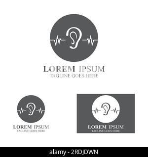 logo auricolare Illustrazione Vettoriale