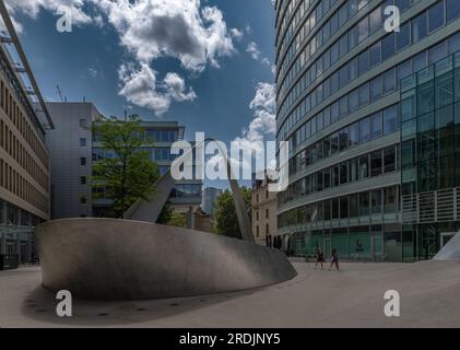 Il complesso edilizio The Wave, Francoforte, Westend, Germania Foto Stock