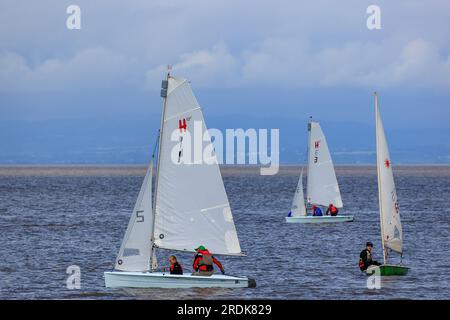 Clevedon Sailing Club Regatta Foto Stock