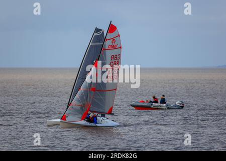 Clevedon Sailing Club Regatta Foto Stock