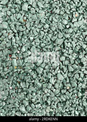 Superfici di pista sintetiche verdi per tutte le stagioni in poliuretano, utilizzate per competizioni su pista e campo Foto Stock