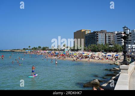 Spiaggia di pane e Pomodoro Foto Stock