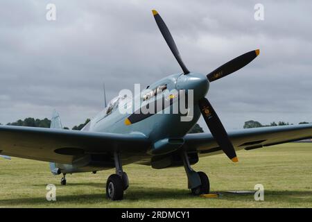 Vickers Supermarine Spitfire X1 PL983, L, Flying Legends 2023, Church Fenton, Leeds, Foto Stock