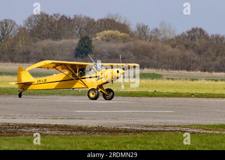 Piper PA-18-180 Super Cub Foto Stock