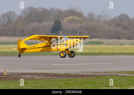 Piper PA-18-180 Super Cub Foto Stock