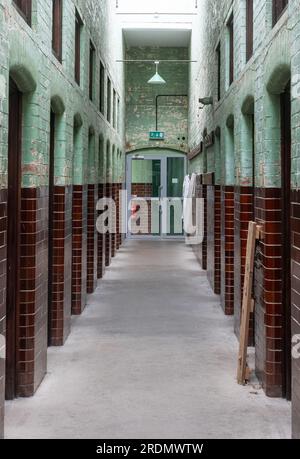 Lo Spike Heritage Centre di Guildford, ex reparto informale dei vagabondi presso la vecchia Guildford Union Workhouse, Surrey, Inghilterra, Regno Unito Foto Stock