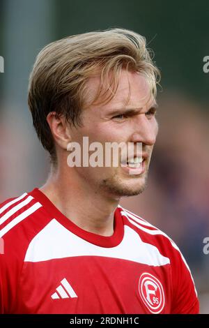 Düsseldorf, Deutschland, Fussball Bundesliga Freundschaftsspiel fortuna Düsseldorf vs.VFL Bochum 3-1 AM 21. 07. 2023 im Paul-Janes Stadion am flinger Broich in Düsseldorf Vincent VERMEIJ (F 95) Norbert Schmidt, Duesseldorf Foto Stock