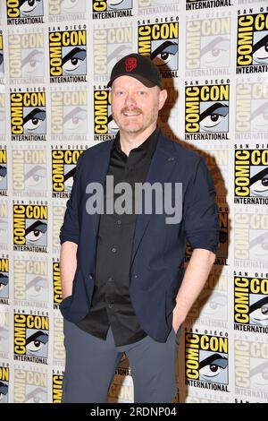 Alexandre O. Philippe arriva al photocall per William Shatner: Call me Bill al San Diego Comic-con International Day Three, il 22 luglio 2023. Foto Stock