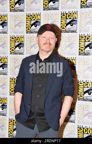 Alexandre O. Philippe arriva al photocall per William Shatner: Call me Bill al San Diego Comic-con International Day Three, il 22 luglio 2023. Foto Stock